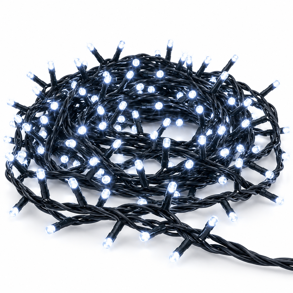 Catena Luminosa Natalizia 300 LED a Batteria 15,5 m IP44 – 3 Colori
