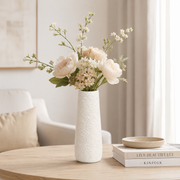 Vaso Decorativo Hisar Tondo Bianco H25 cm