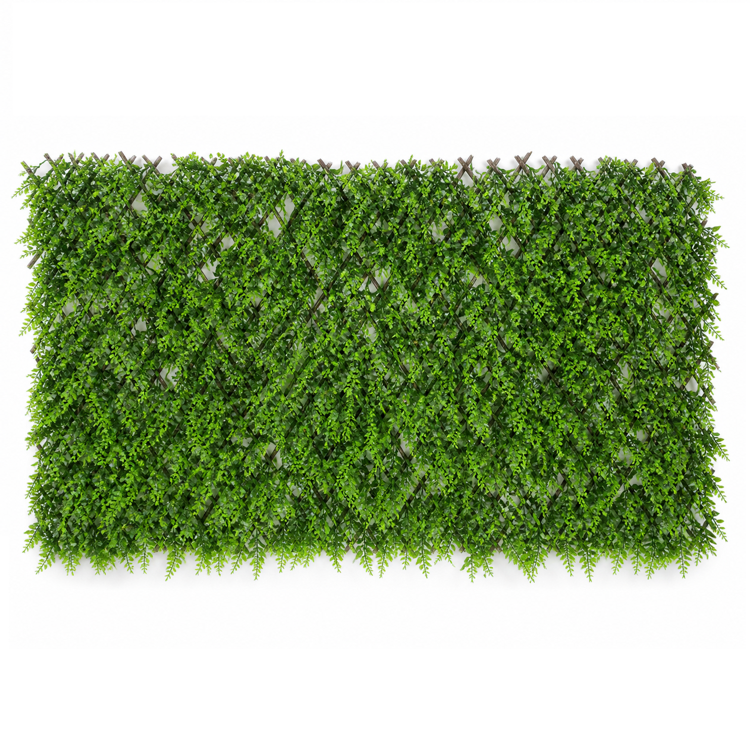 Siepe artificiale con steccato estensibile 100x200 cm
