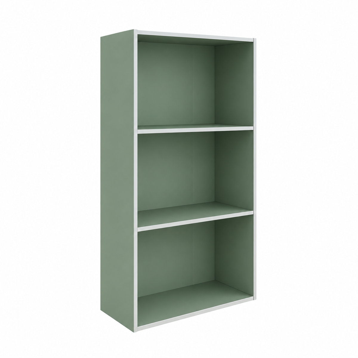 Libreria 2 Ripiani Colonna 50x22,8x95 cm Design Moderno 4 Colori