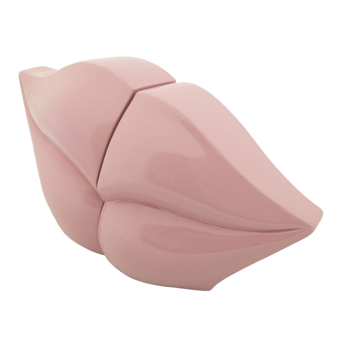 Fermalibri Bocca Rosa in Poliresina 27 cm Coppia Decorativa Pop Glam