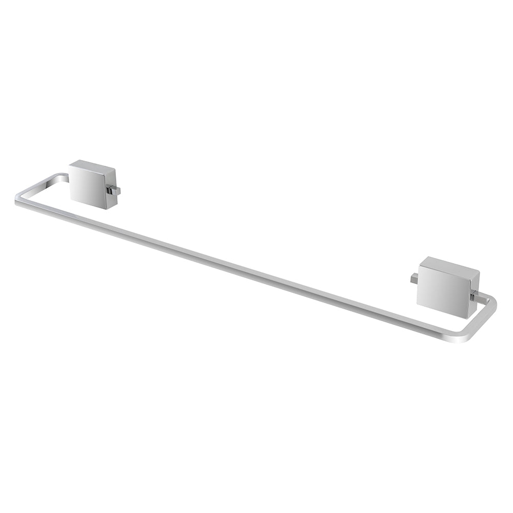 Portasciugamani Velvet Cromato da Parete 50 cm Barra Portasalviette Moderna