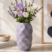 Vaso Decorativo Viola in Ceramica 17 x 17 x 30 cm