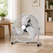 Ventilatore A Pavimento Cyclon 45 Cm Cromato 90w