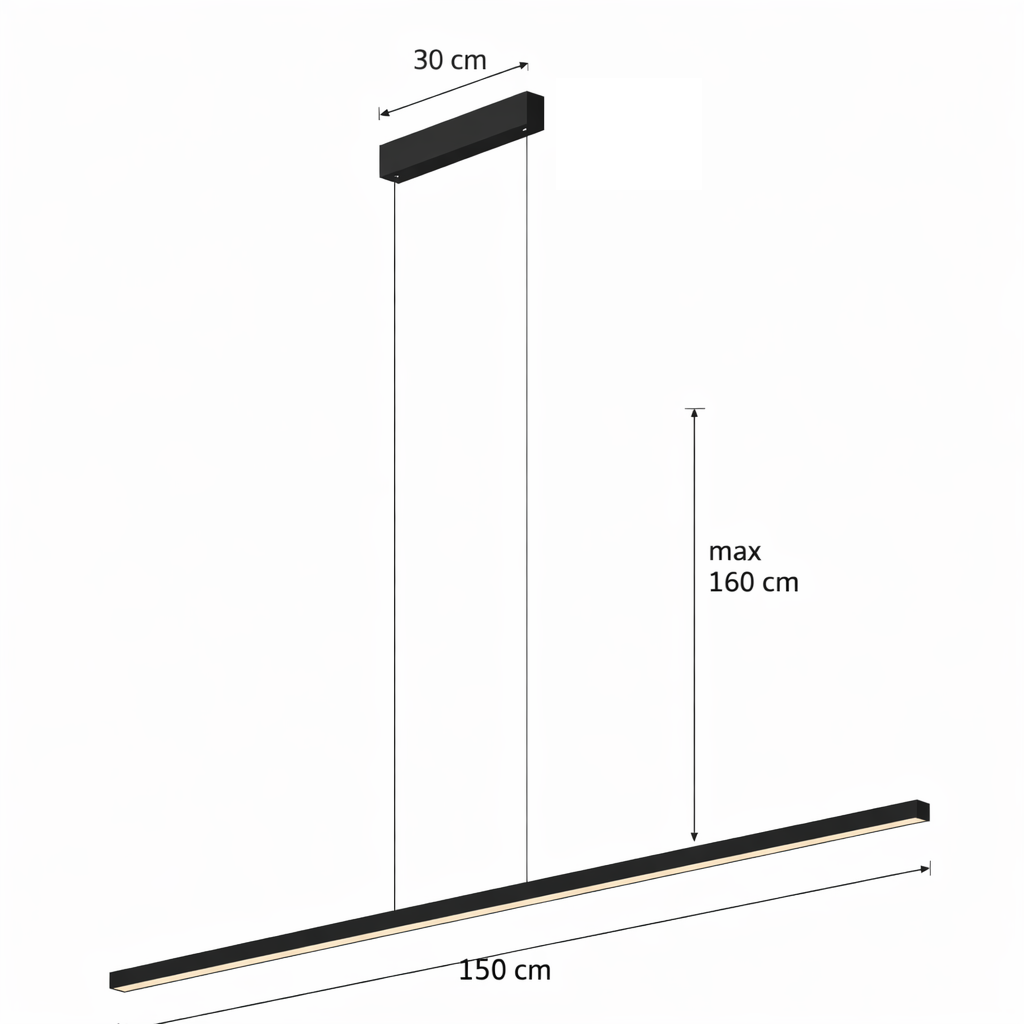 Lampada a sospensione Moderno BAR LED Luce Bianco Naturale 4000K