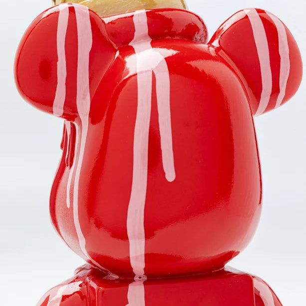 Statuetta Decorativa Orso Con Gelato Bear 40 cm Pop in Poliresina