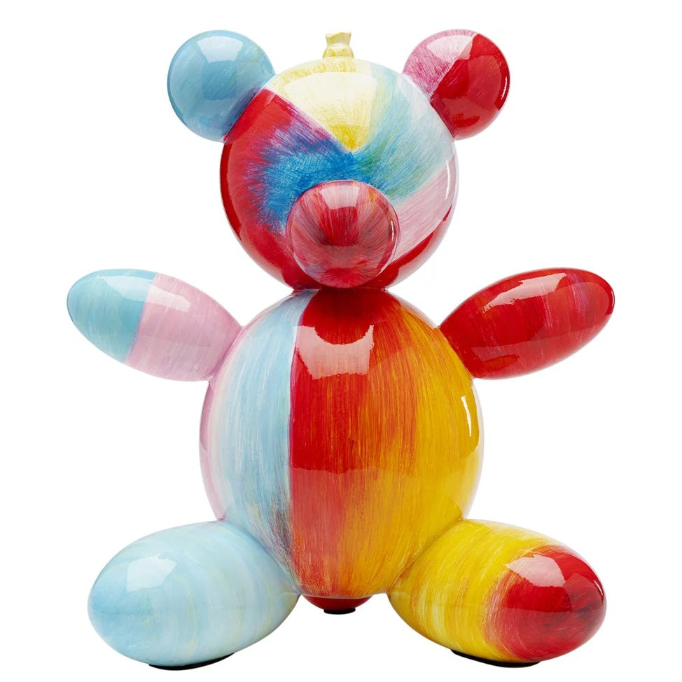 Statuetta Decorativa Orsetto Rainbow Bear 36cm