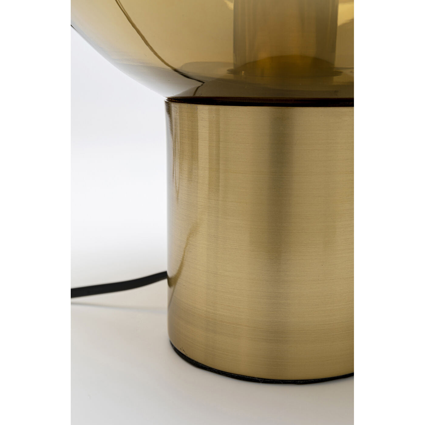 Lampada da tavolo Supernova Amber Design Organico in Vetro 38cm