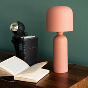 Lampada da Tavolo Design Maya Monocromatico Color Terracotta H 38 cm