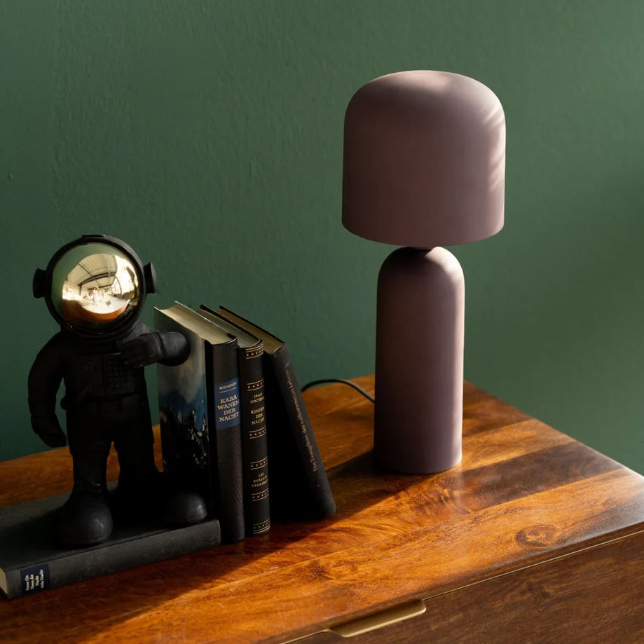 Lampada da Tavolo Design Monocromatico Color Viola H 39 cm