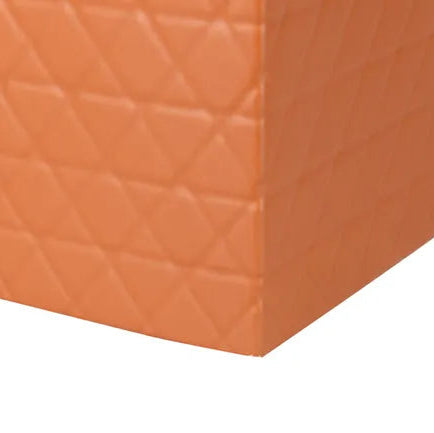 Barattolo in Ceramica Arancione Mate 16x16x26 cm