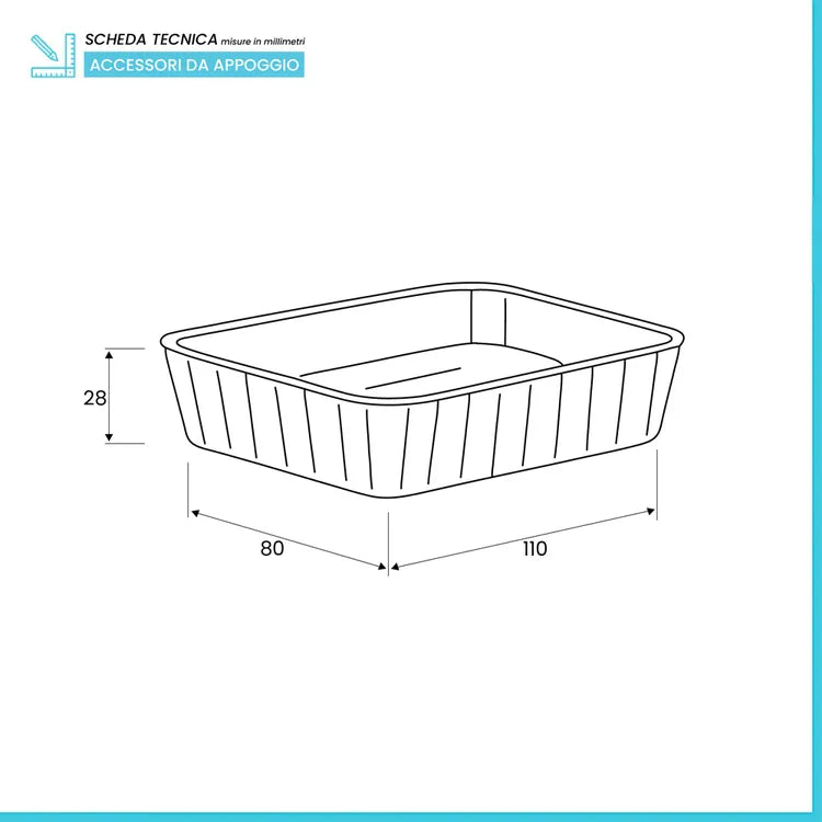 Set Appoggio Bagno 5 Pezzi Crema Show in Plastica e Bamboo Accessori Moderni
