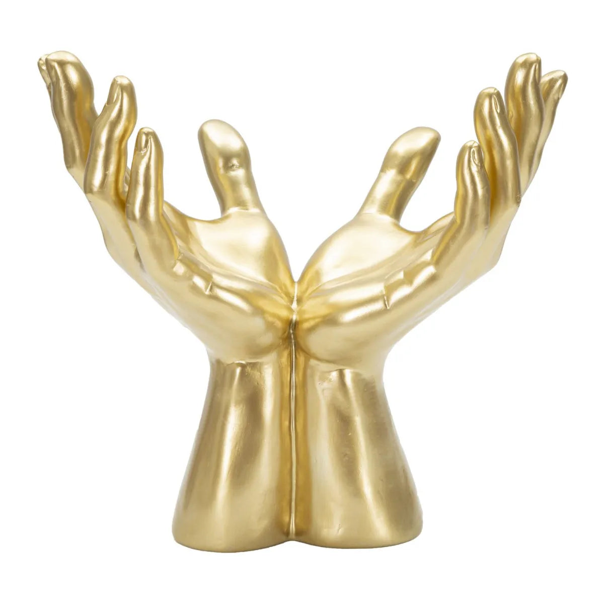 Oggetto Decorativo Mani Peace Oro 25x15x24 cm Scultura di Design
