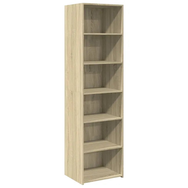 Libreria Slim Ready 4 Ripiani 40x29xH132 cm Rovere Sonoma