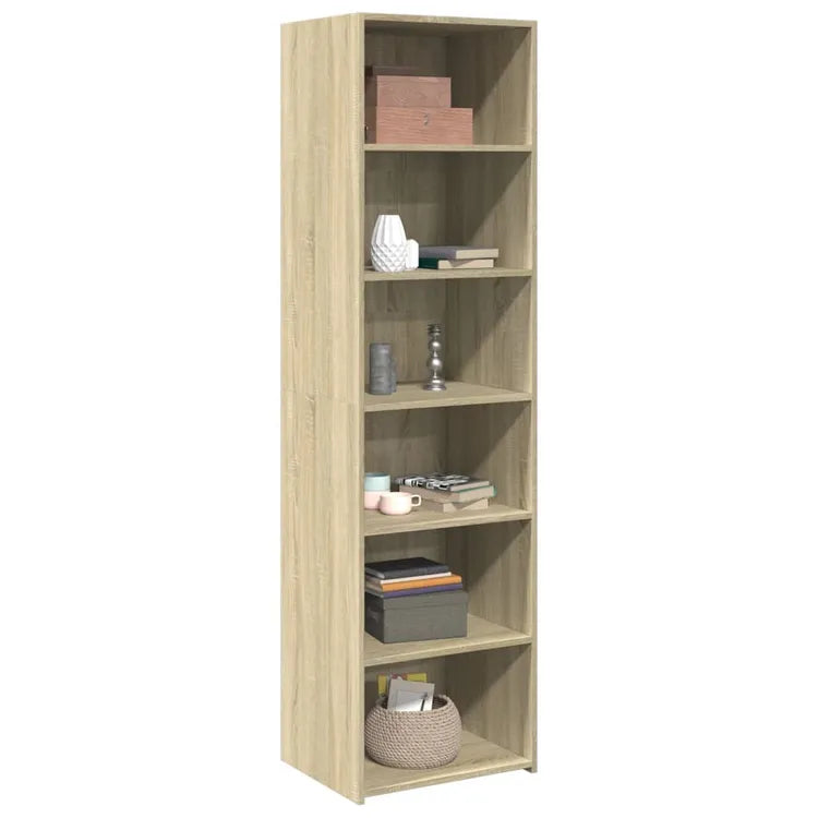Libreria Slim Ready 4 Ripiani 40x29xH172 cm Rovere Sonoma