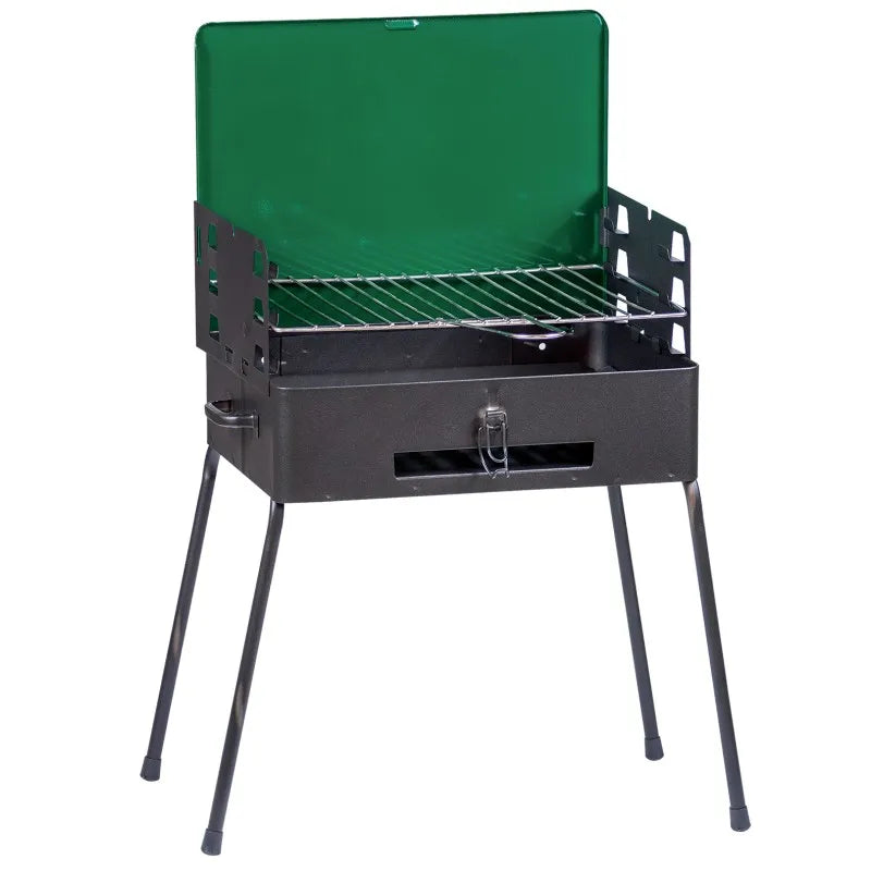 Barbecue a Carbone Richiudibile Scout Coccinella 43x21xH55 cm in Acciaio