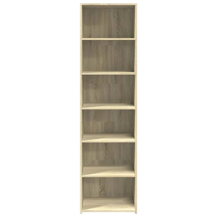 Libreria Slim Ready 4 Ripiani 40x29xH132 cm Rovere Sonoma