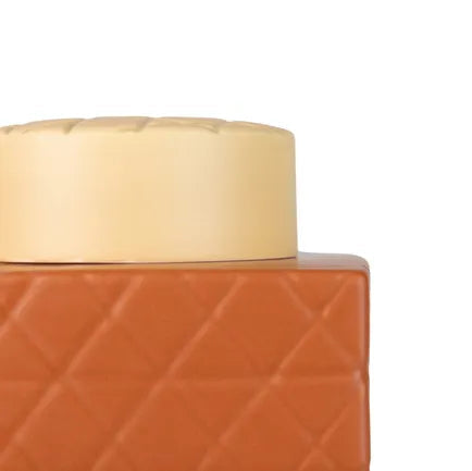 Barattolo in Ceramica Arancione Mate 16x16x26 cm