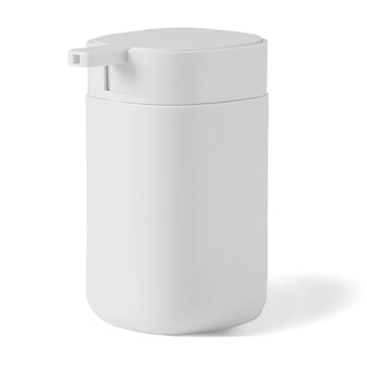 Set Bagno 3 Pezzi Taki in Plastica e Bamboo Accessori Moderni