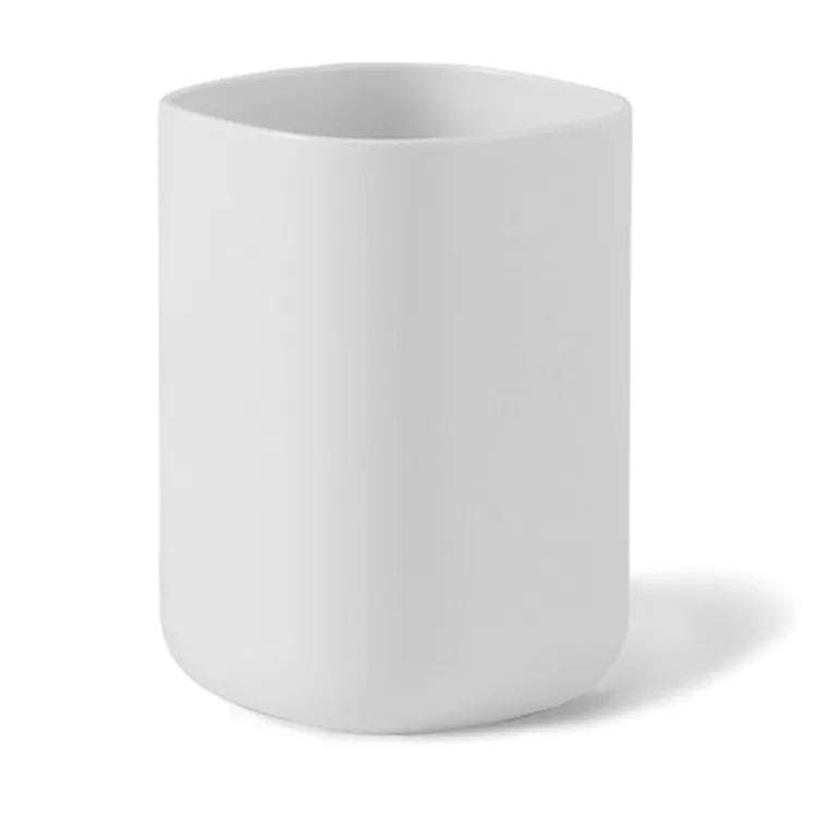Set Bagno 3 Pezzi Taki in Plastica e Bamboo Accessori Moderni