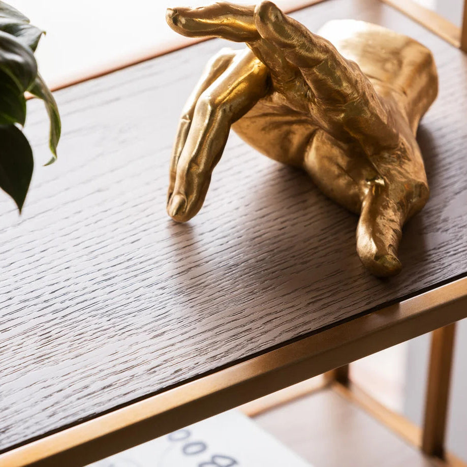 Fermalibri Holding Fingers Mani Set da 2 pezzi Decorazione Oro