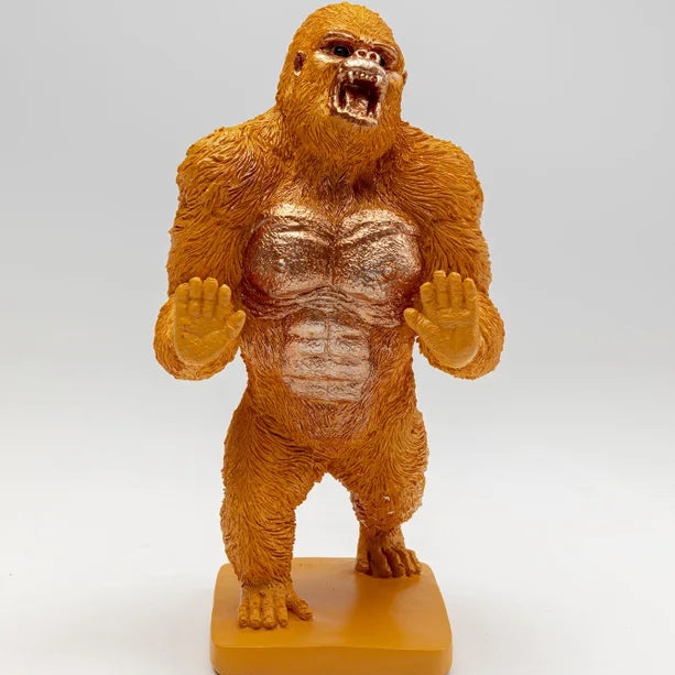 Fermalibri Gorilla Arancione Set da 2 pezzi Design Decorativo di Carattere