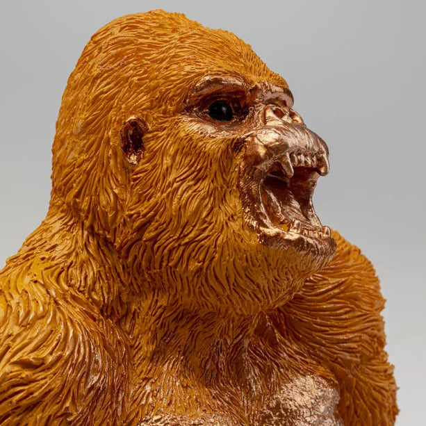Fermalibri Gorilla Arancione Set da 2 pezzi Design Decorativo di Carattere