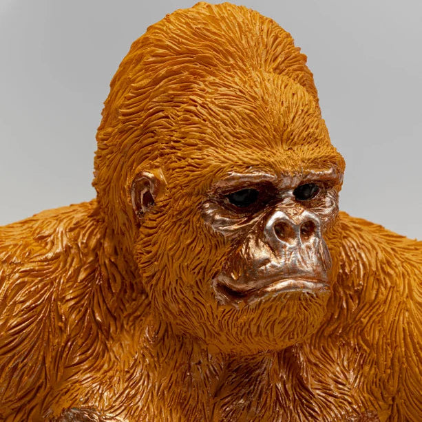 Fermalibri Gorilla Arancione Set da 2 pezzi Design Decorativo di Carattere