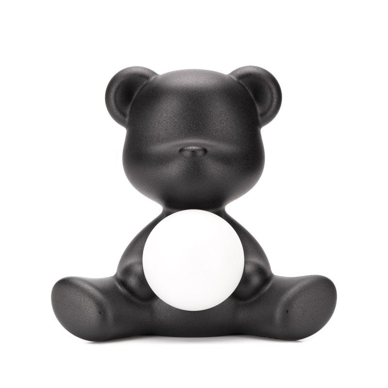 Lampada da Tavolo Teddy Girl LED Ricaricabile Design Decorativo con Orsetto