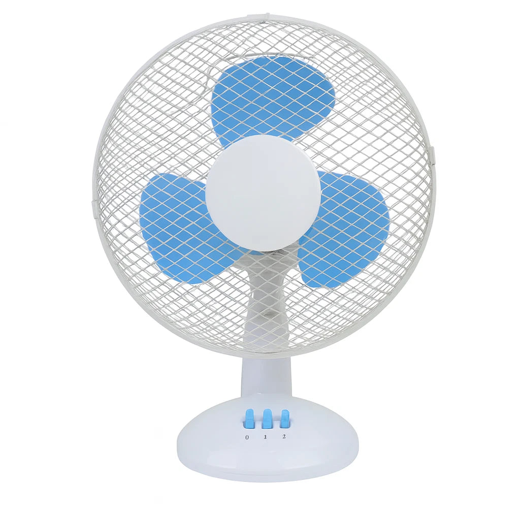 Ventilatore Da Tavolo 23 Cm 35w 2 Velocità Oscillante