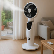 Ventilatore Umidificatore 90w Con Funzione Anti Zanzare E Ionizzatore
