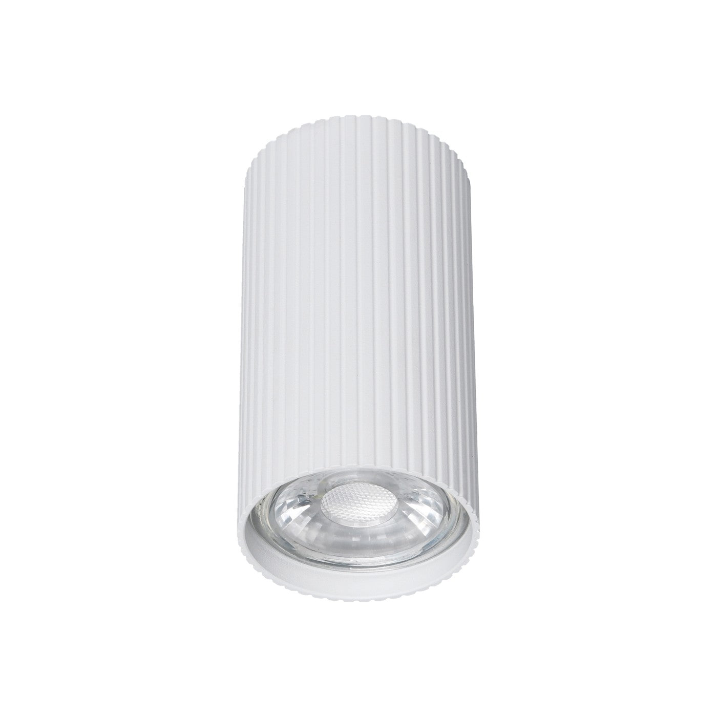Faretto da Soffitto Cilindrico Tune in Alluminio Bianco Ø55mm H100mm