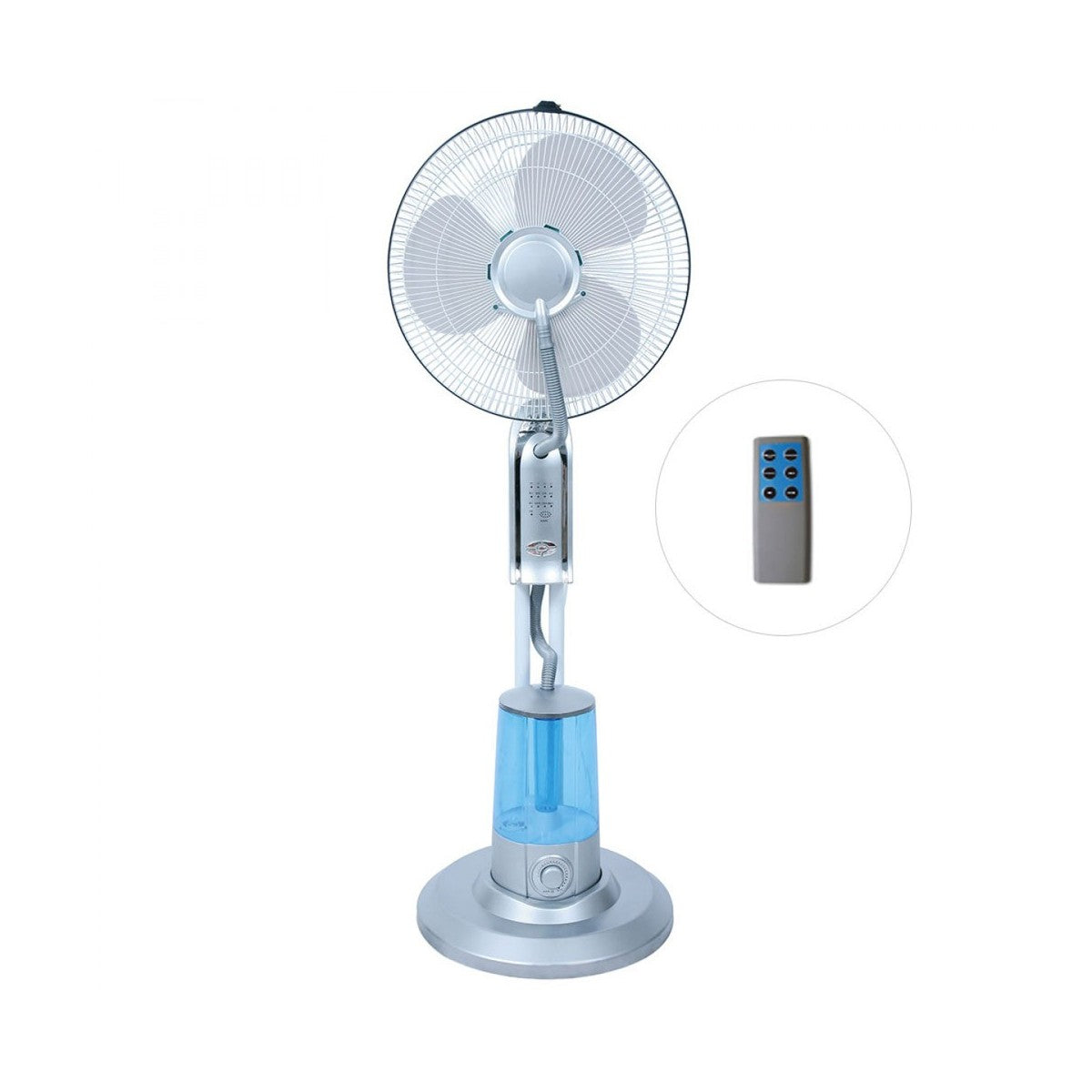Ventilatore Nebulizzatore 75w Rugiada 40 Cm Con Telecomando