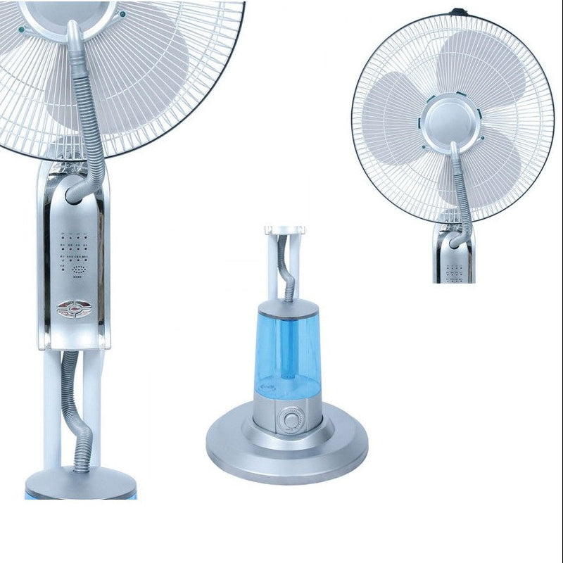 Ventilatore Nebulizzatore 75w Rugiada 40 Cm Con Telecomando