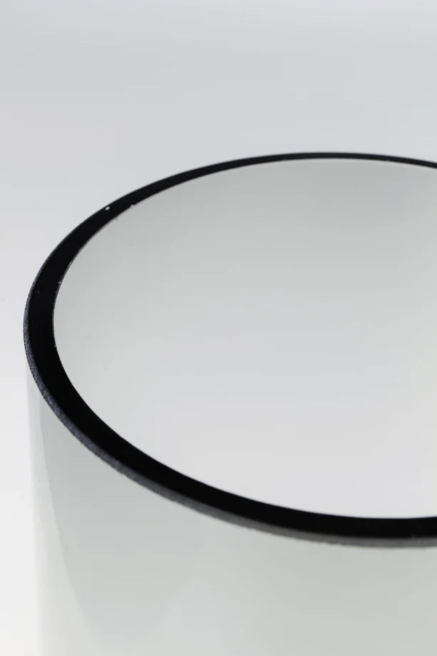 Vaso Decorativo Noble Ring Grigio in Vetro 40 cm