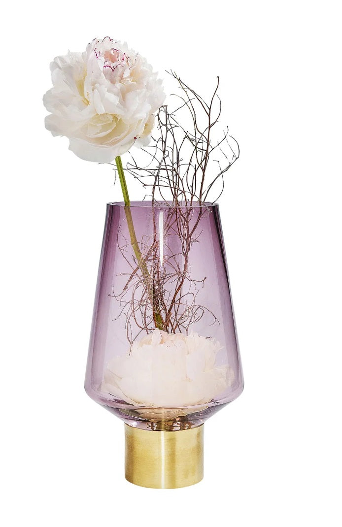 Vaso Decorativo Noble Ring Porpora 26 cm
