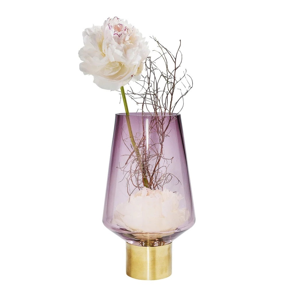 Vaso Decorativo Noble Ring Porpora 26 cm