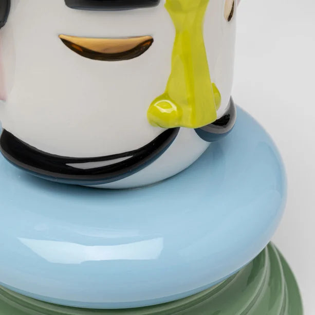 Vaso Decorativo Volto Puppet Boy 36cm Pop Multicolore